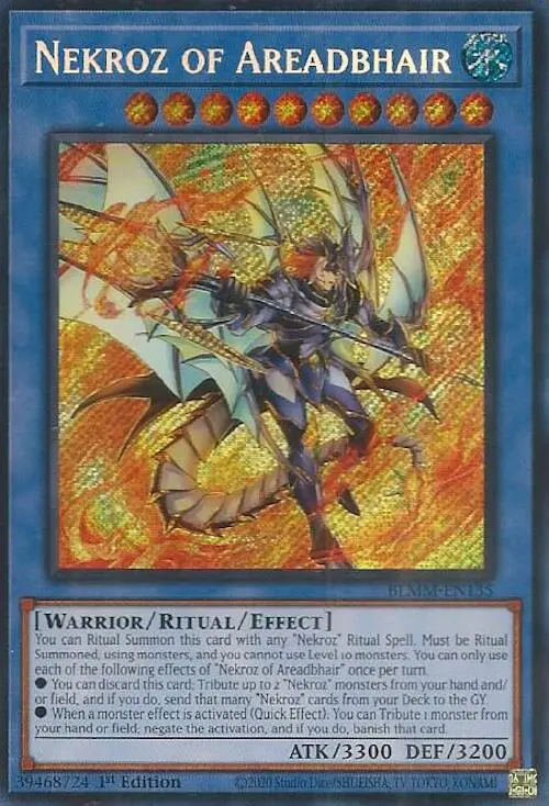 Nekroz Of Areadbhair [Blmm-En135] Secret Rare 1