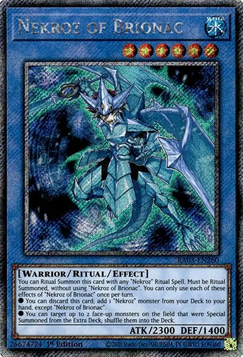 Nekroz Of Brionac (Platinum Secret Rare) [Ra03-En260] Platinum Secret Rare 1