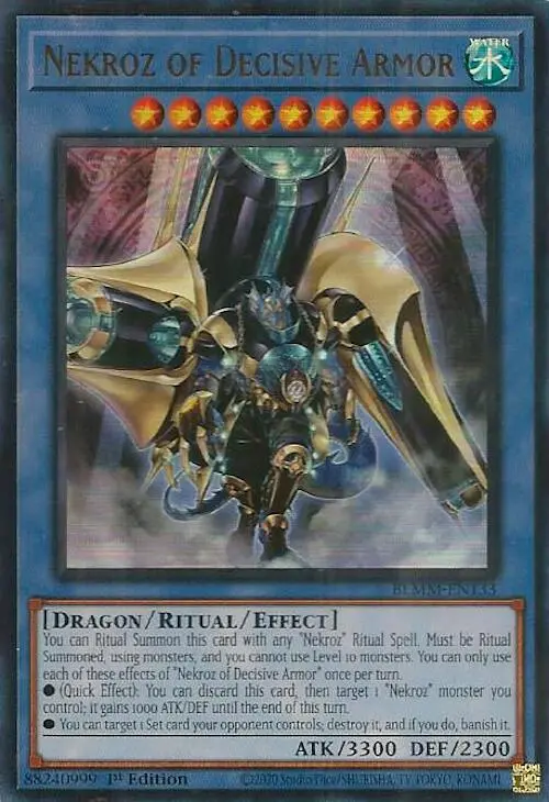 Nekroz Of Decisive Armor [Blmm-En133] Ultra Rare 1