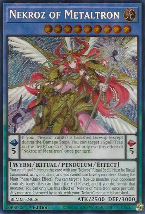 Nekroz Of Metaltron [Blmm-En026] Secret Rare 1