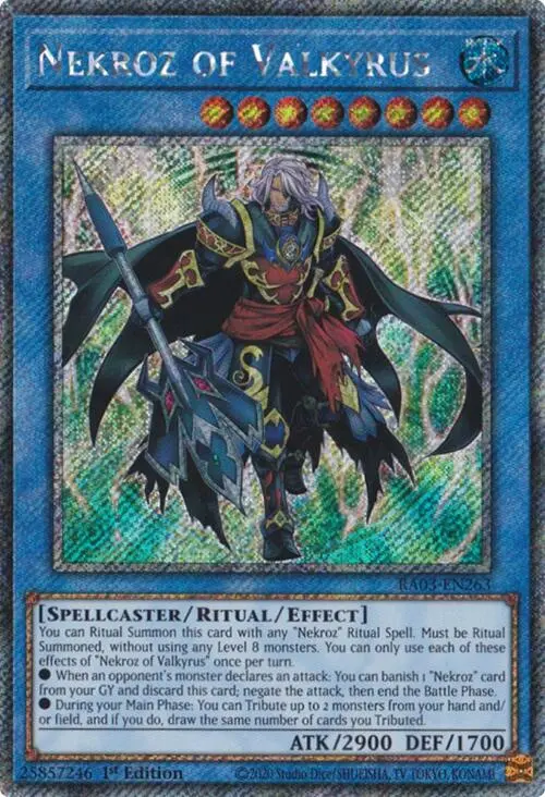 Nekroz Of Valkyrus (Platinum Secret Rare) [Ra03-En263] Platinum Secret Rare 1