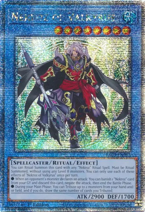 Nekroz Of Valkyrus (Quarter Century Secret Rare) [Ra03-En263] Quarter Century Secret Rare 1