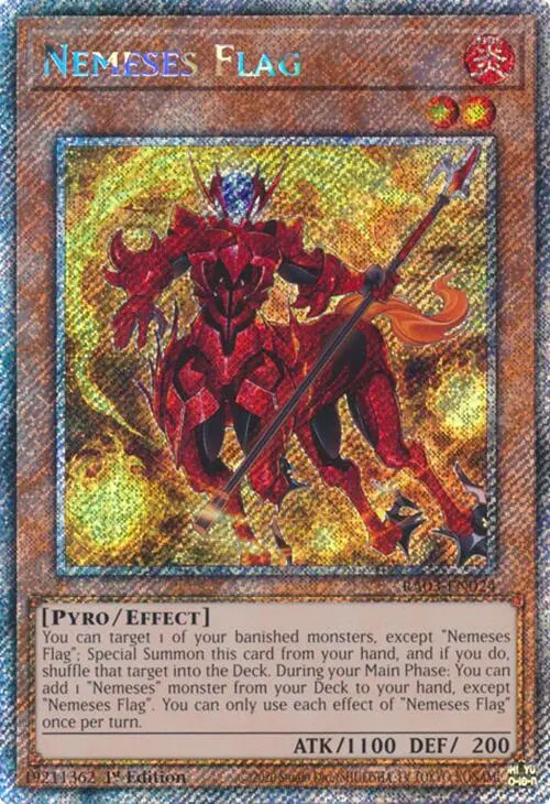 Nemeses Flag (Platinum Secret Rare) [Ra03-En024] Platinum Secret Rare 1