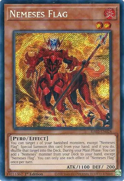 Nemeses Flag (Secret Rare) [Ra03-En024] Secret Rare 1