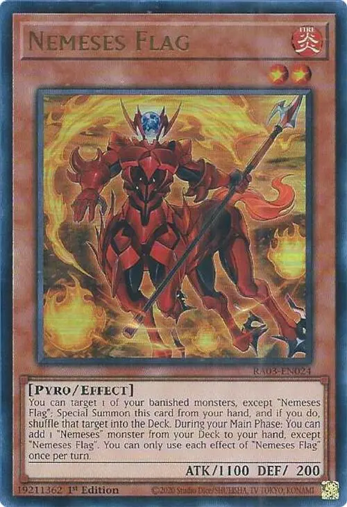 Nemeses Flag (Ur) [Ra03-En024] Ultra Rare 1