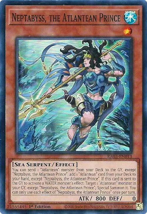 Neptabyss, The Atlantean Prince [Ra03-En013] Super Rare 1