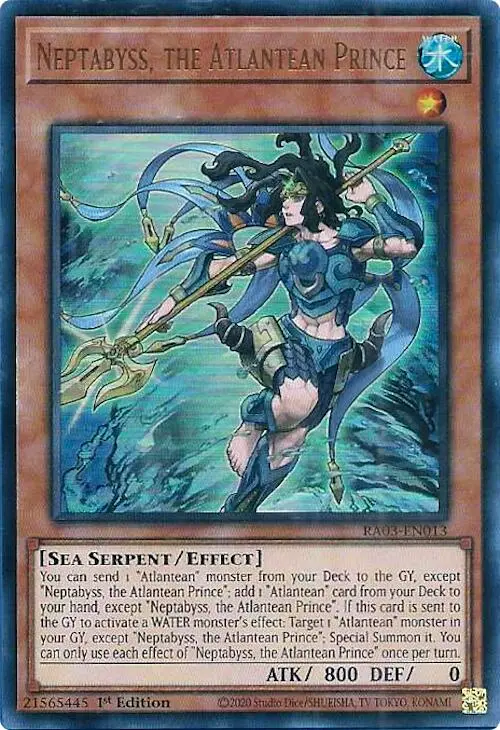 Neptabyss, The Atlantean Prince (Ur) [Ra03-En013] Ultra Rare 1
