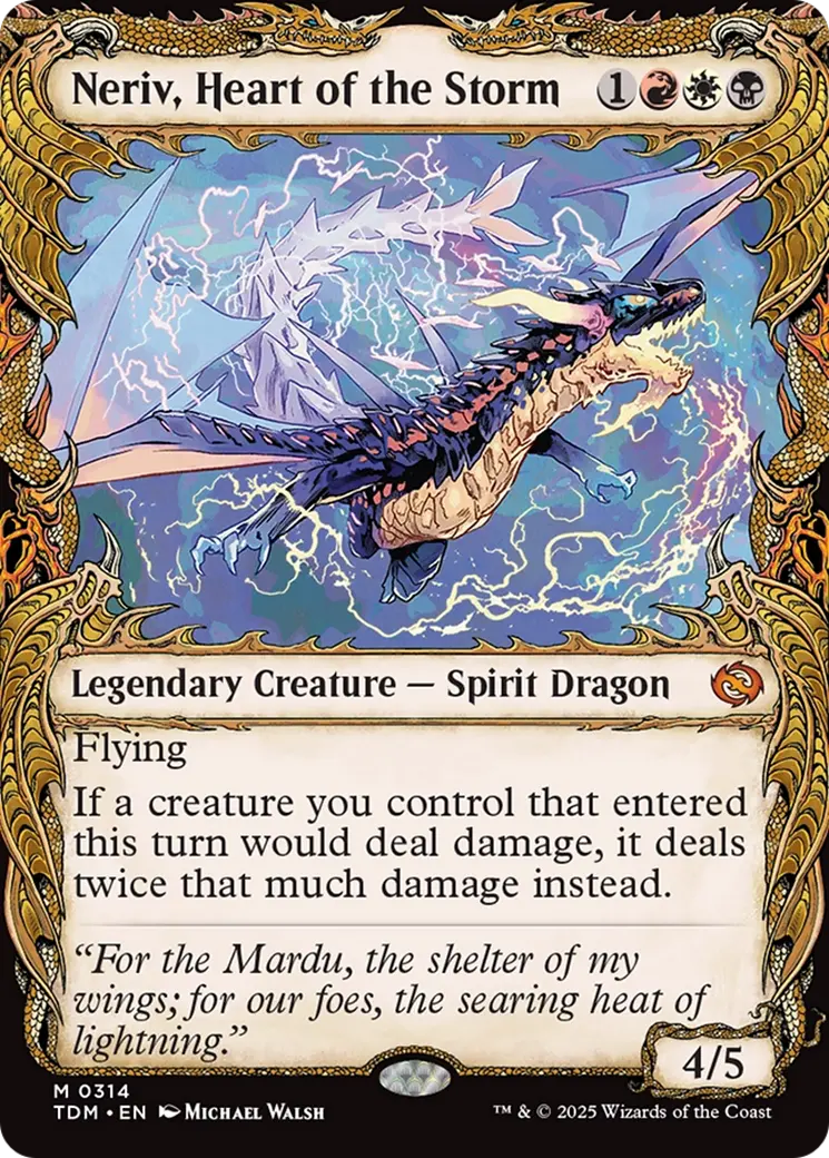 Neriv, Heart Of The Storm (Showcase) [Tarkir: Dragonstorm] 1