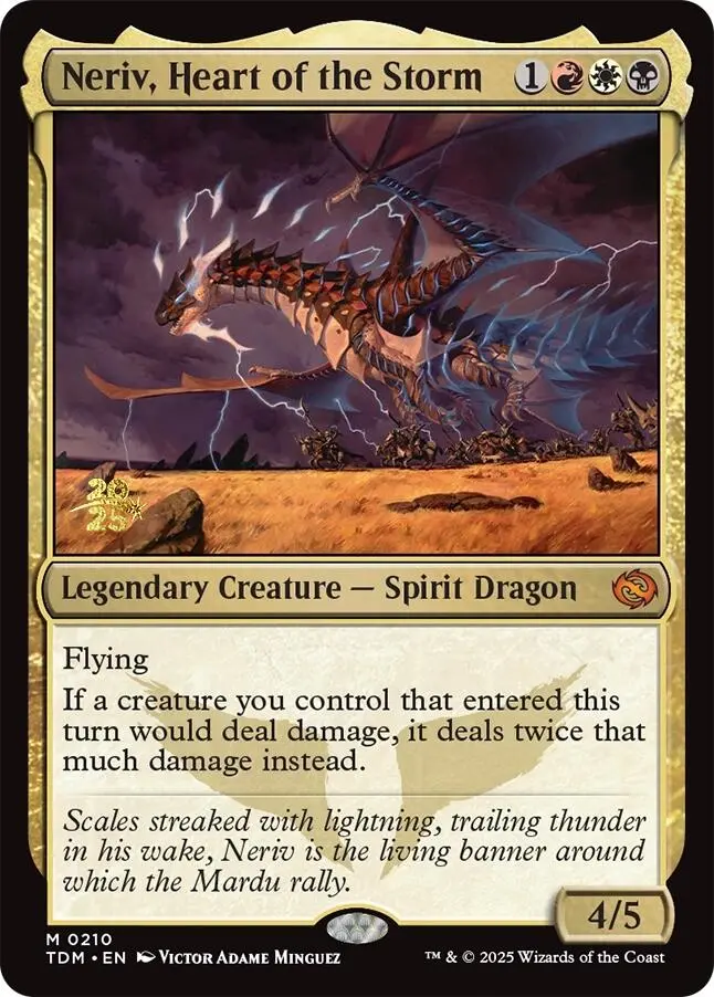 Neriv, Heart Of The Storm [Tarkir: Dragonstorm Prerelease Promos] 1