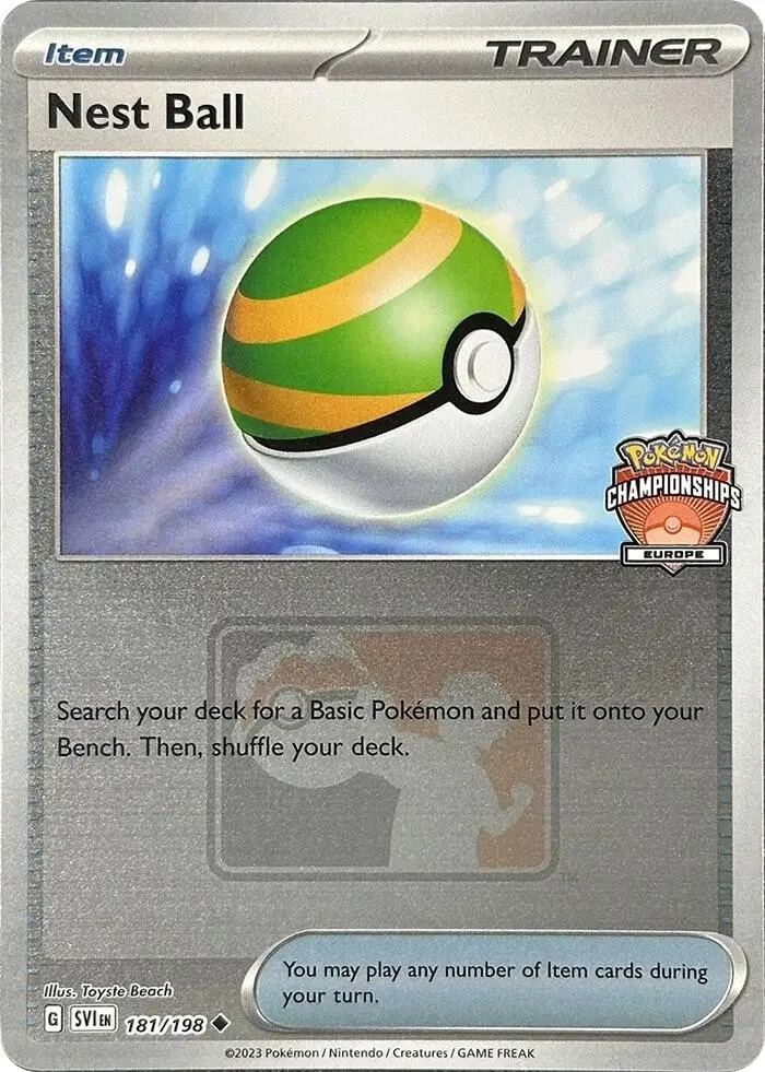 Nest Ball (181/198) (2024 Europe Championships) [League & Championship Cards] 1