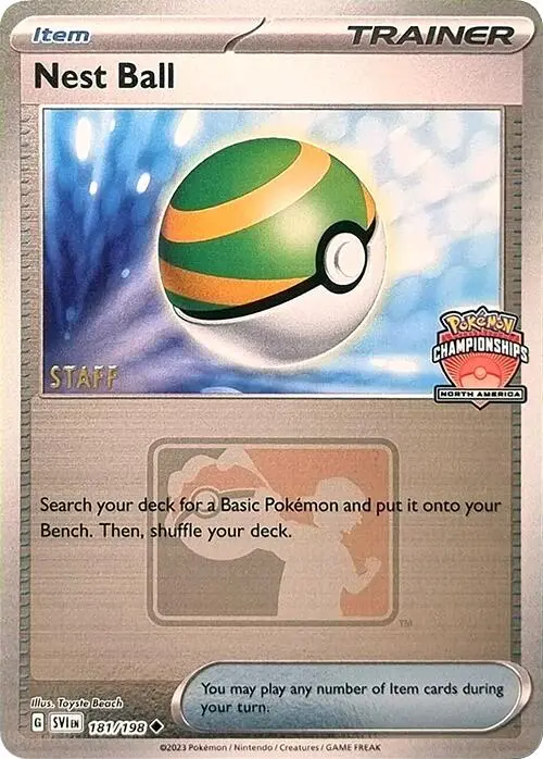 Nest Ball (181/198) (2024 North America Championships Staff) [League & Championship Cards] 1