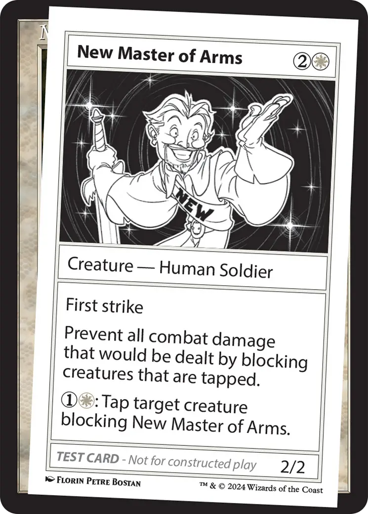 New Master Of Arms [Mystery Booster 2 Playtest Cards] 1