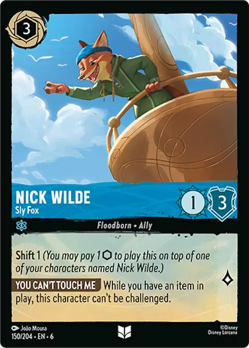 Nick Wilde - Sly Fox (150/204) [Azurite Sea] 1