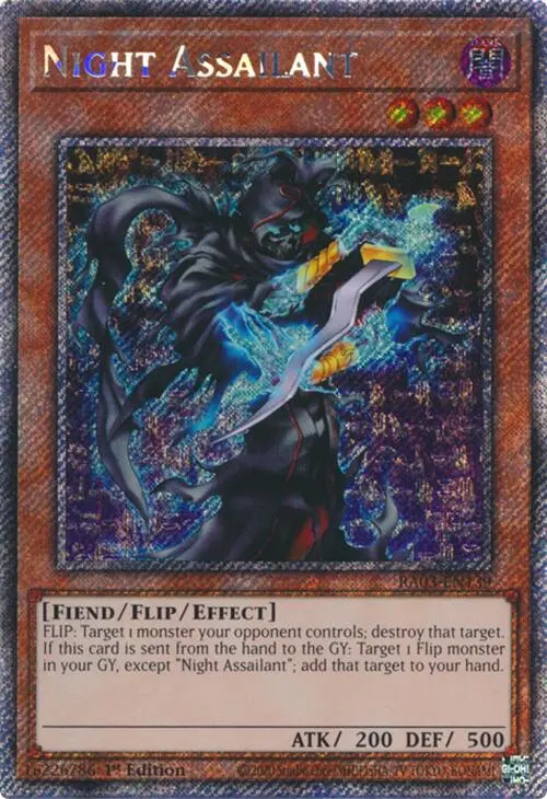 Night Assailant (Platinum Secret Rare) [Ra03-En139] Platinum Secret Rare 1