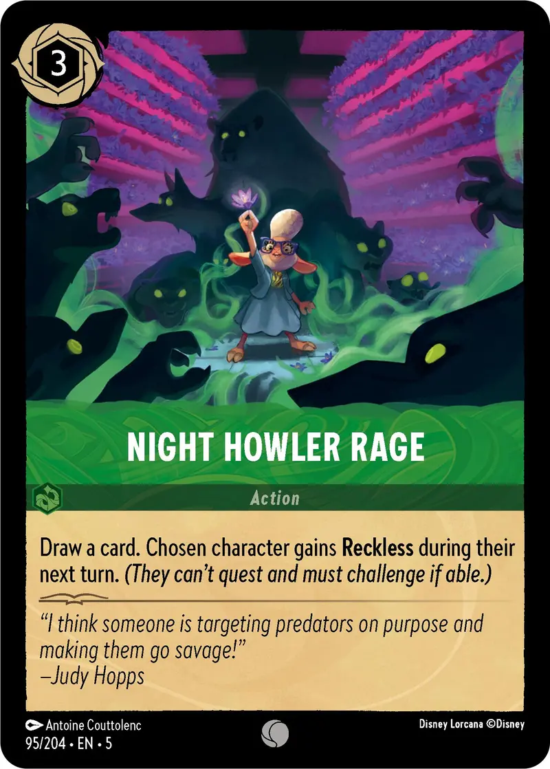 Night Howler Rage (95/204) [Shimmering Skies] 1