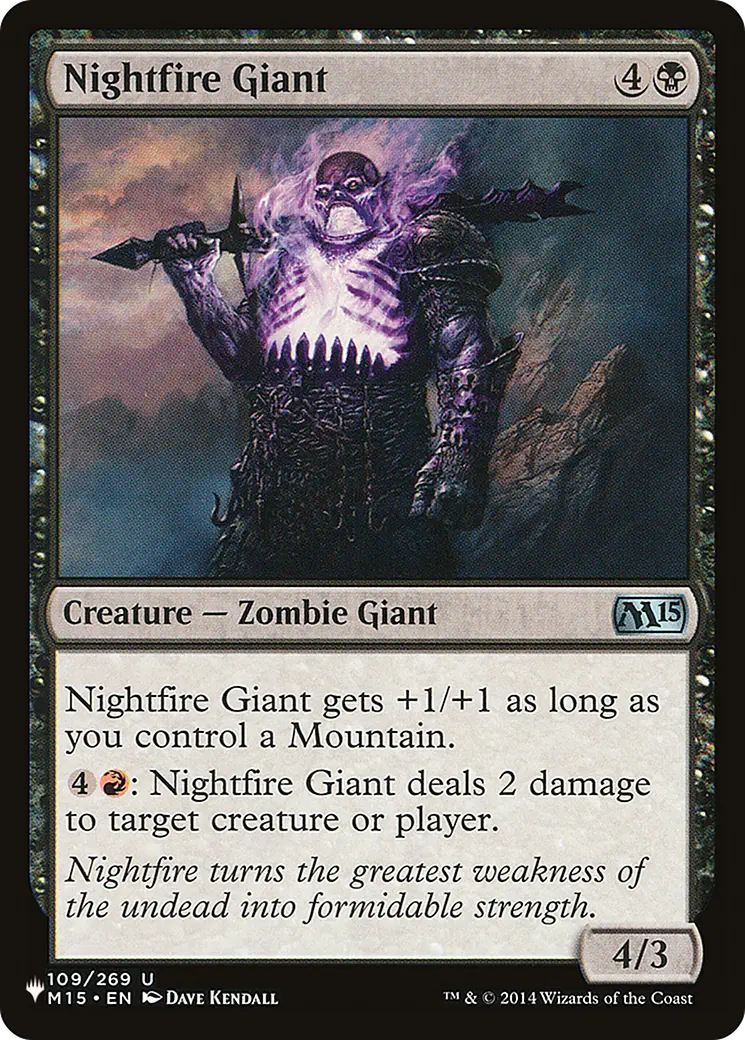 Nightfire Giant [The List] 1