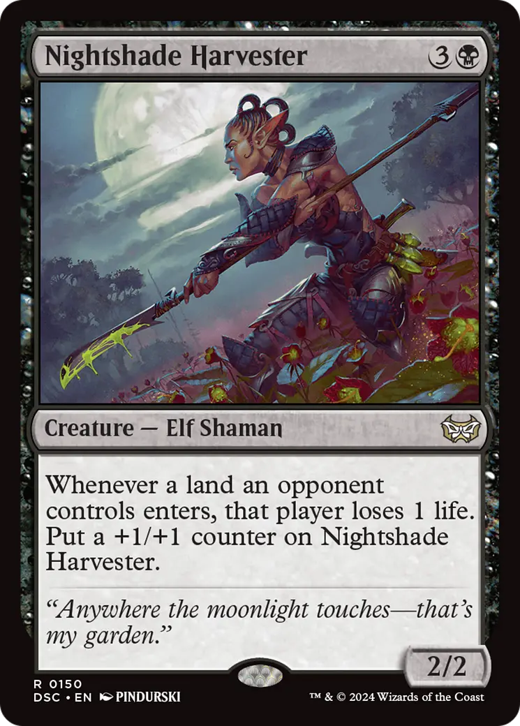 Nightshade Harvester [Duskmourn: House Of Horror Commander] 1
