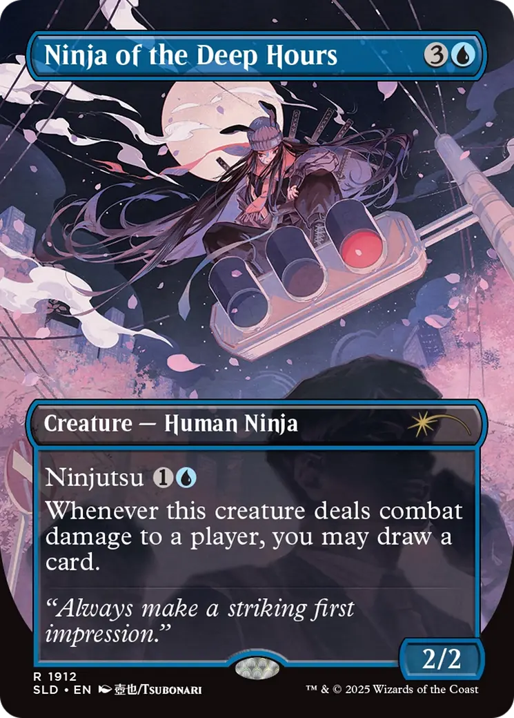 Ninja Of The Deep Hours (Rainbow Foil) [Secret Lair Drop Series] 1