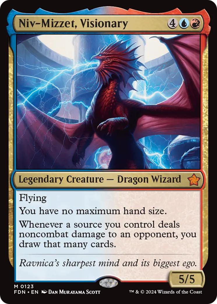 Niv-Mizzet, Visionary [Foundations] 1