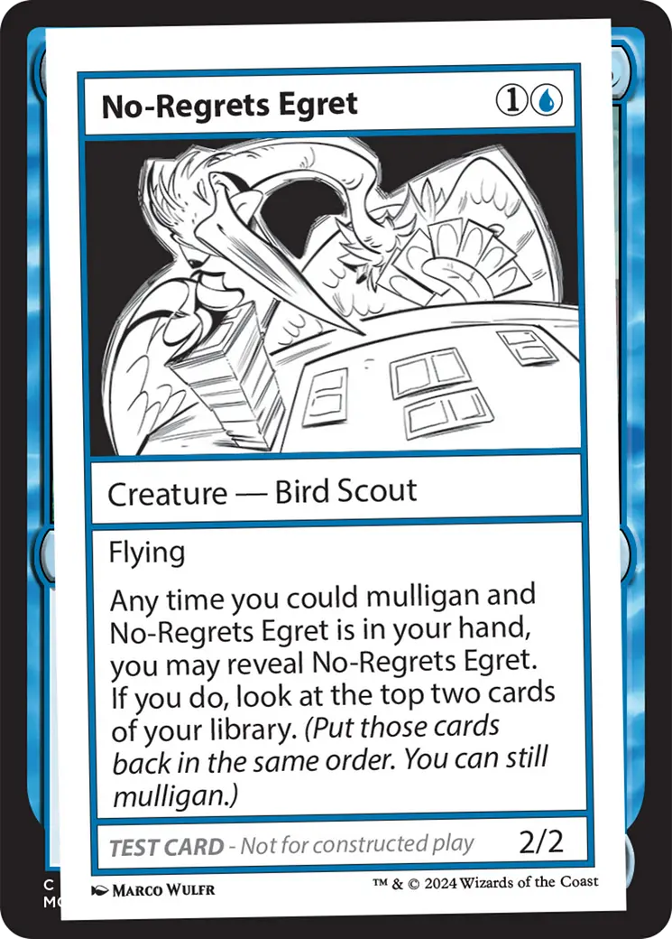 No-Regrets Egret [Mystery Booster 2 Playtest Cards] 1