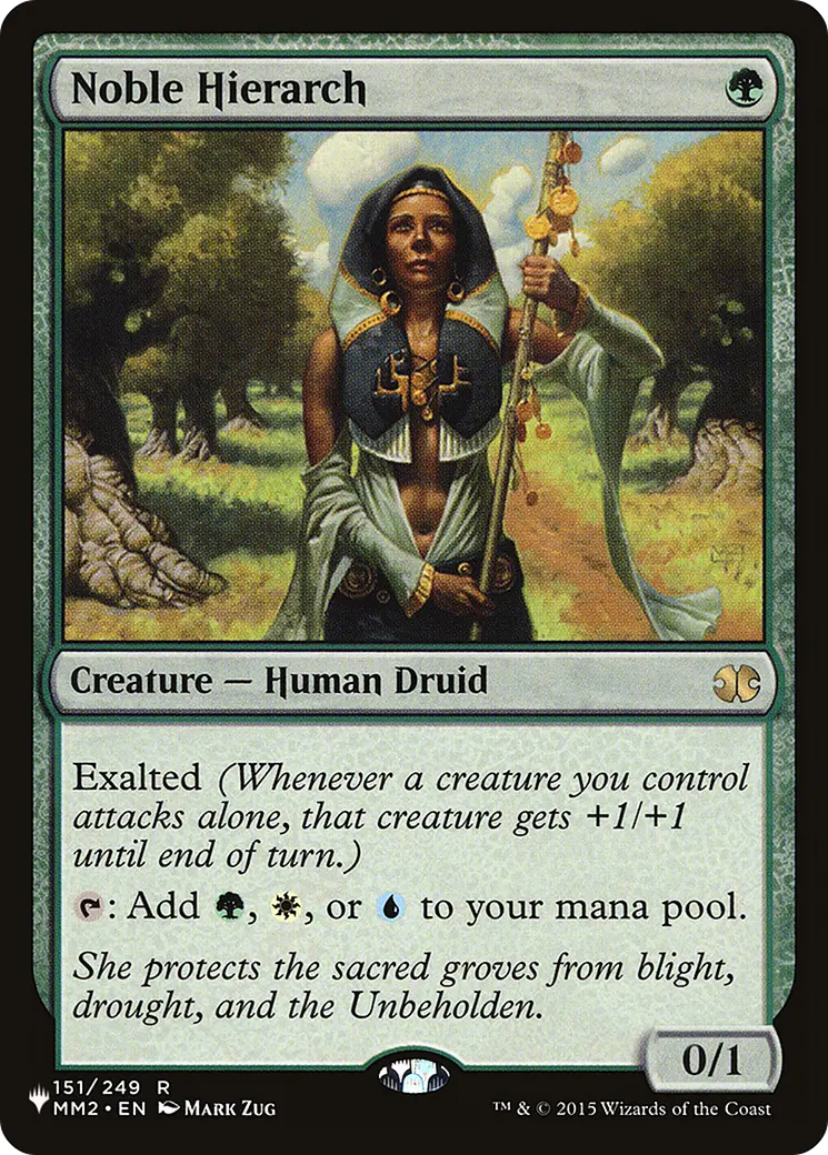 Noble Hierarch [The List] 1