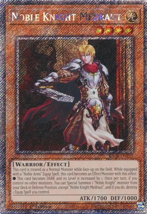 Noble Knight Medraut [Ra04-En205] Platinum Secret Rare 1