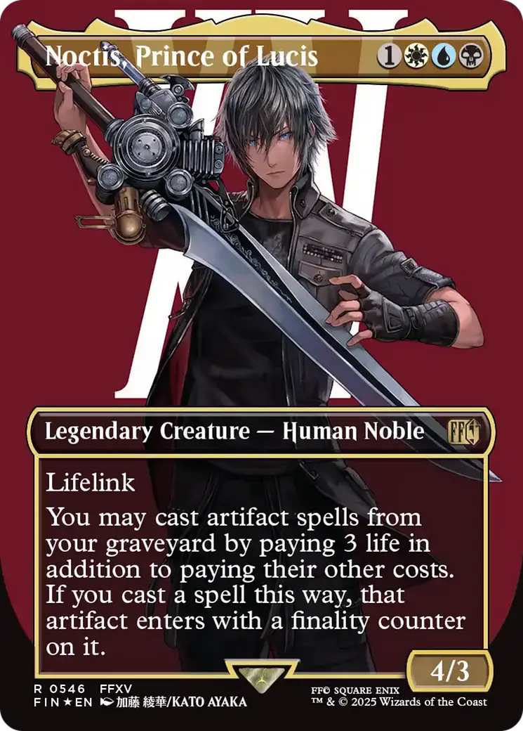 Noctis, Prince Of Lucis (Borderless) (Surge Foil) [Final Fantasy] 1