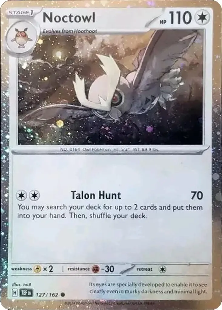 Noctowl (127/162) (Cosmos Holo) [Scarlet & Violet: Black Star Promos] 1