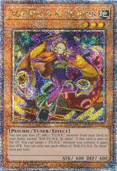 Noh-P.U.N.K. Ze Amin [Ra04-En293] Quarter Century Secret Rare 1
