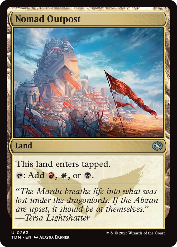 Nomad Outpost [Tarkir: Dragonstorm] 1
