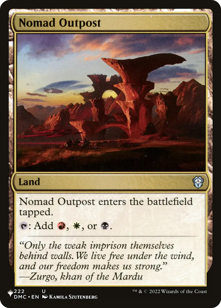 Nomad Outpost [The List] 1