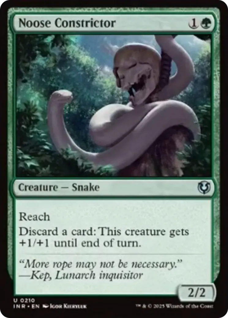 Noose Constrictor [Innistrad Remastered] 1