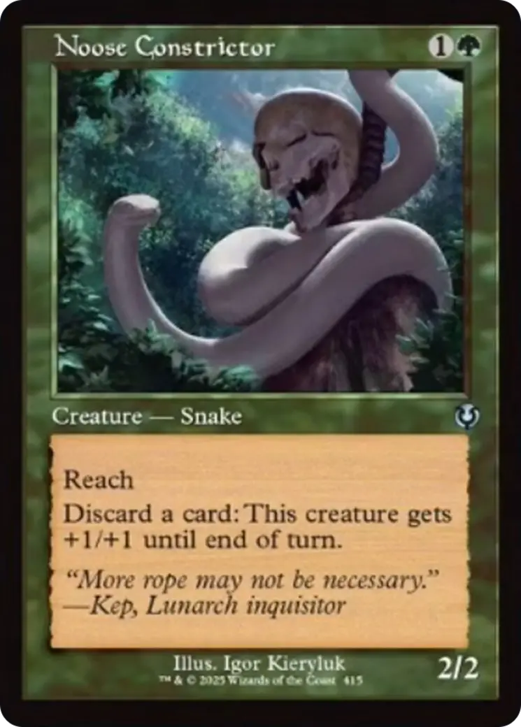 Noose Constrictor (Retro Frame) [Innistrad Remastered] 1