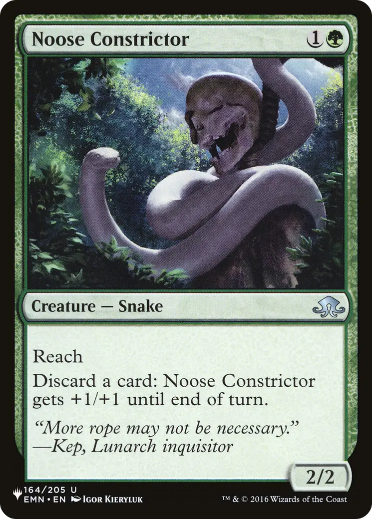 Noose Constrictor [The List] 1