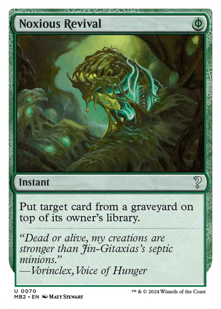 Noxious Revival (White Border) [Mystery Booster 2] 1