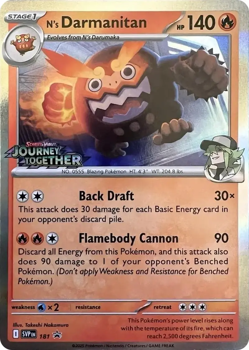 N's Darmanitan (181) [Scarlet & Violet: Black Star Promos] 1