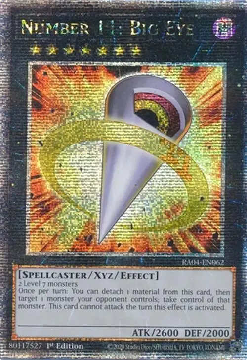 Number 11: Big Eye [Ra04-En062] Quarter Century Secret Rare 1