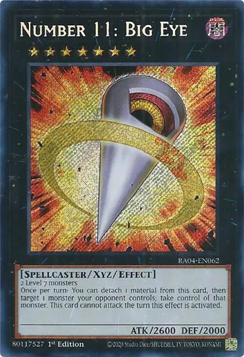 Number 11: Big Eye [Ra04-En062] Secret Rare 1