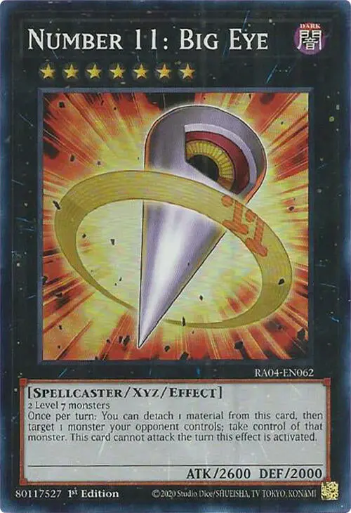 Number 11: Big Eye [Ra04-En062] Super Rare 1