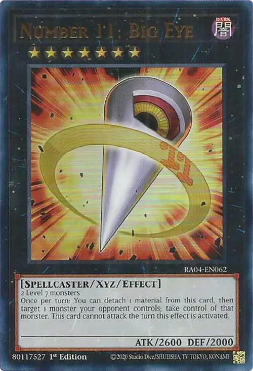 Number 11: Big Eye [Ra04-En062] Ultra Rare 1