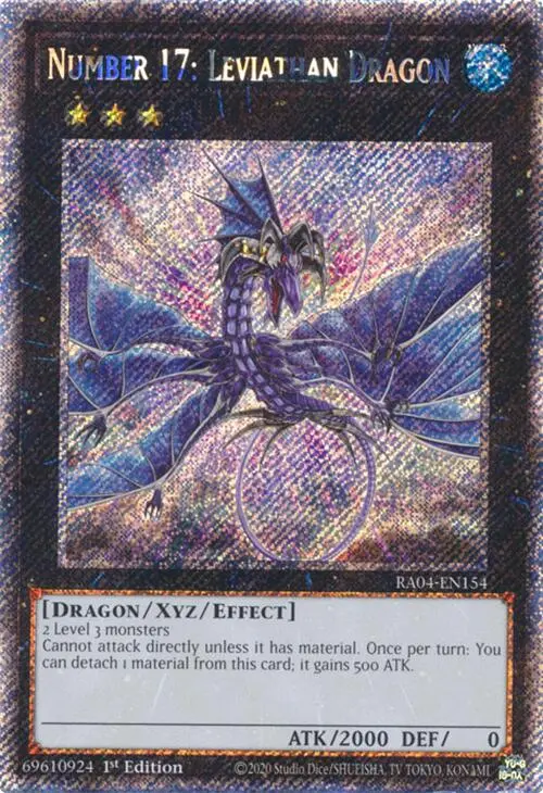 Number 17: Leviathan Dragon [Ra04-En154] Platinum Secret Rare 1