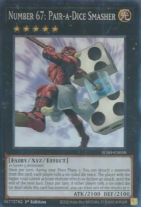 Number 67: Pair-A-Dice Smasher (Cr) [Jush-En058] Collector's Rare 1