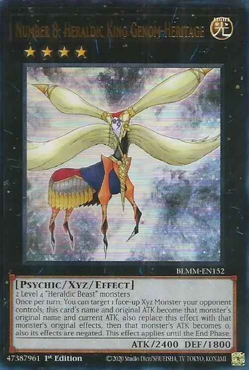 Number 8: Heraldic King Genom-Heritage [Blmm-En152] Ultra Rare 1