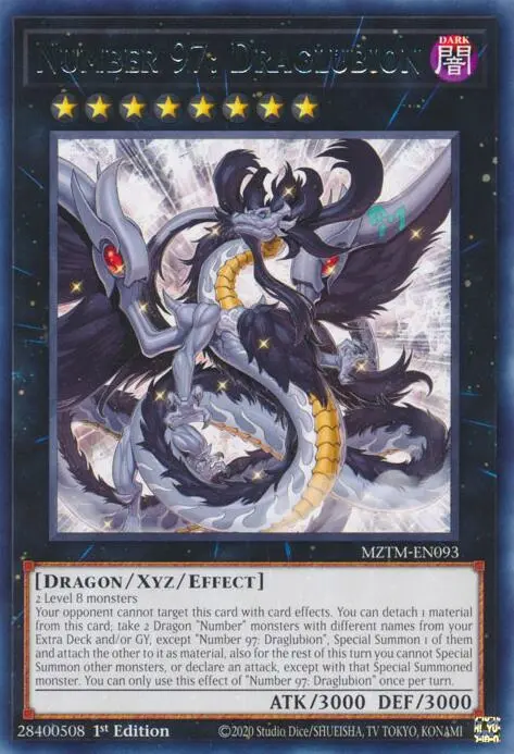 Number 97: Draglubion [Mztm-En093] Rare 1