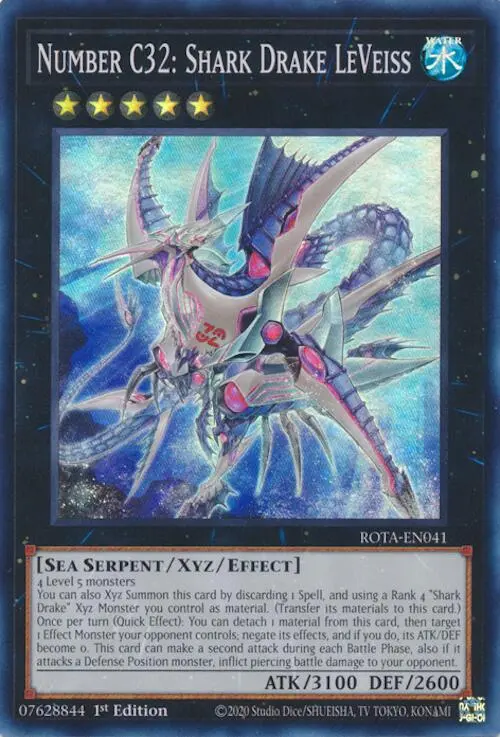 Number C32: Shark Drake Leveiss [Rota-En041] Super Rare 1