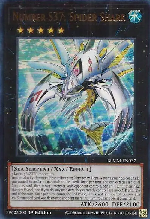 Number S37: Spider Shark [Blmm-En037] Ultra Rare 1