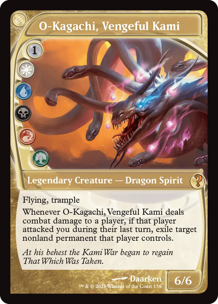 O-Kagachi, Vengeful Kami (Future Sight) [Mystery Booster 2] 1