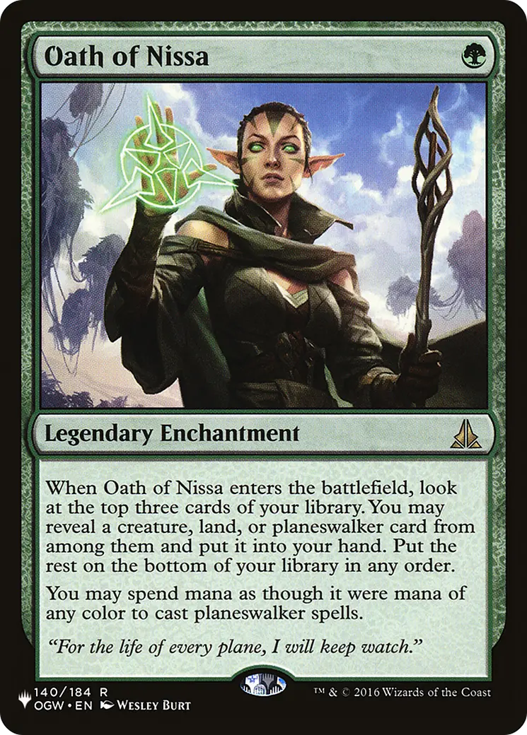 Oath Of Nissa [The List] 1