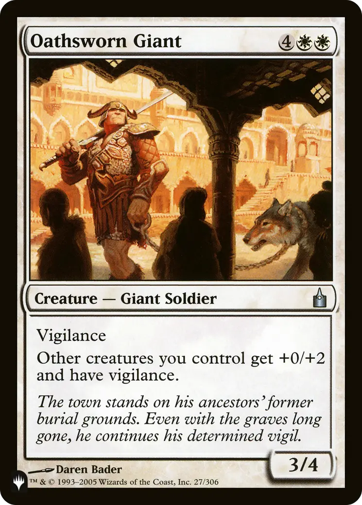 Oathsworn Giant [The List] 1