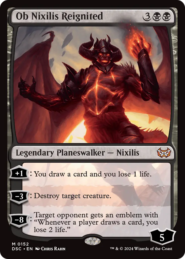 Ob Nixilis Reignited [Duskmourn: House Of Horror Commander] 1